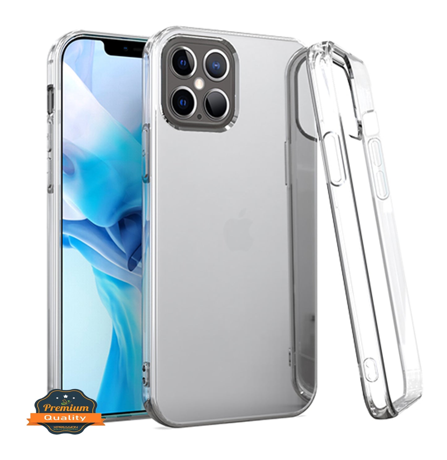 For Apple iPhone 15 Pro (6.1") Slim Transparent Silicone Soft Flexible TPU Gel Rubber Candy Gummy Protective Hybrid Clear Phone Case Cover