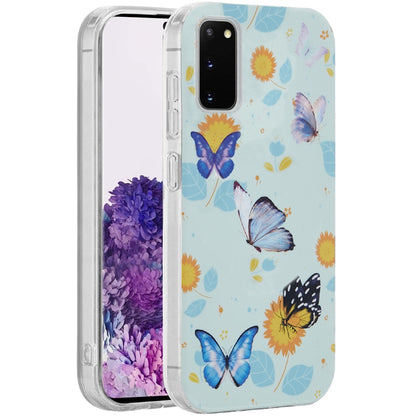 For Samsung Galaxy S20+ Plus Fashion Layer Design Slim IMD TPU Protective, Shockproof Hybrid Stylish Durable Hard PC Case Cover
