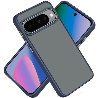 Phone Case for Google Pixel 11 /11 Pro Polished Acrylic Hybrid TPU Slim Shockproof Metal Button Thick Durable Grip Camera Protection Anti-Scratch Cover