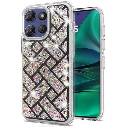 For Apple iPhone 17E /16E Bling Hybrid Shockproof Protective Design Stylish Glitter Finish Durable Grip Protection Case Cover