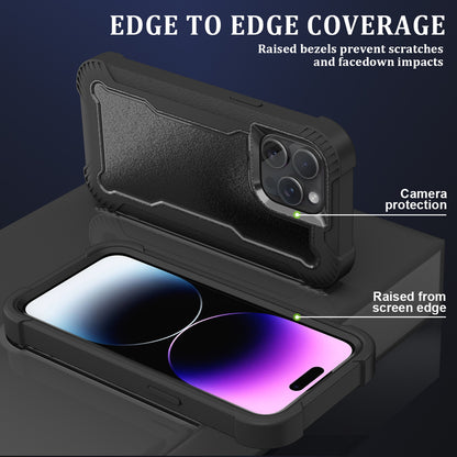 For Samsung Galaxy S25 Ultra Tough Hybrid Case - Shockproof 3-in-1 Armor Full-Body Protection PC + TPU Rubber Bumper Frame Case Cover