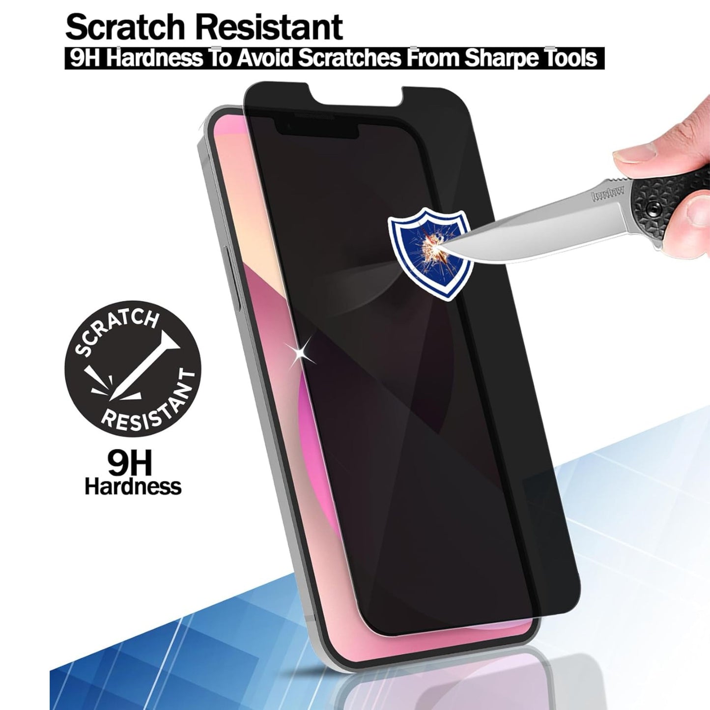Screen Protector for Motorola Razr Fold 2026 Tempered Glass Screen Protector Privacy Anti-Spy Anti Peeping 9H, Black Screen Guard Easy to Install Black
