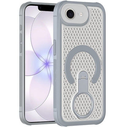 Phone Case for Apple iPhone 17E /16E/SE4 Magnetic Honeycomb Hybrid Rugged Armor Ring Kickstand Dual Layer Shock Absorbing Hard PC Soft TPU Cover