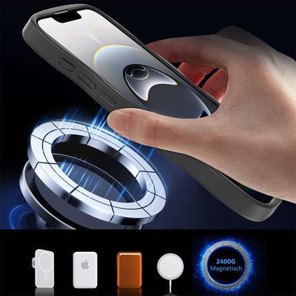 For Apple iPhone 14 /13 Grip Hand Magnetic Hybrid Case Shockproof Protection Matte Skin Rubber TPU + PC Case Cover