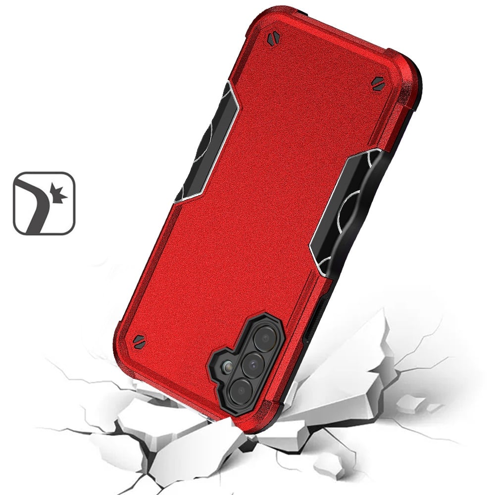 For Samsung Galaxy A15 5G Slim Tough Shockproof Hybrid Heavy Duty 2in1 Dual Layer TPU Bumper Rugged Rubber Defend Armor Case Cover