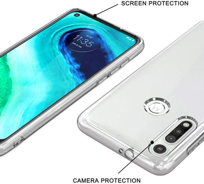 For Apple iPhone 16 (6.1") Slim Transparent Silicone Soft Skin Flexible TPU Gel Rubber Candy Gummy Protective Hybrid Case Cover Clear