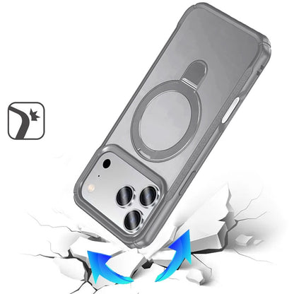 Phone Case for Apple iPhone 18 Pro Max Magnetic Ring Stand Matte Finish Shockproof Grip Slim Armor Heavy Duty TPU Protective Hybrid Cover