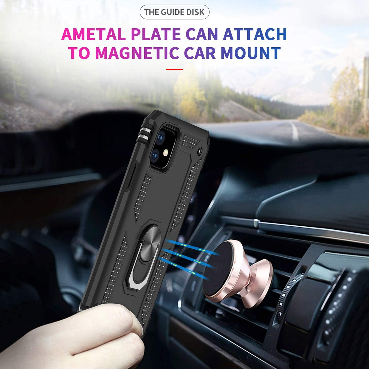 For Samsung Galaxy Z Flip 7 Shockproof Hybrid Dual Layer PC + TPU with Metal Ring Kickstand Heavy Duty Armor Shell Case Cover
