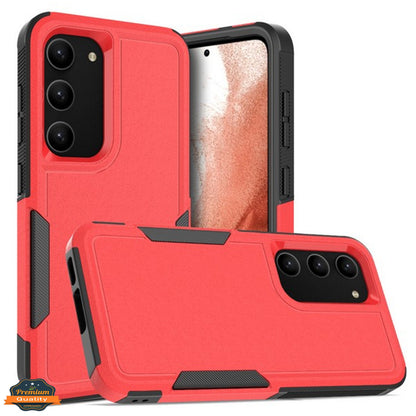For Samsung Galaxy S25 Ultra Rugged Heavy-Duty Dual Layer Military-Grade, Rubber TPU Defender, Hybrid Shockproof Case Cover