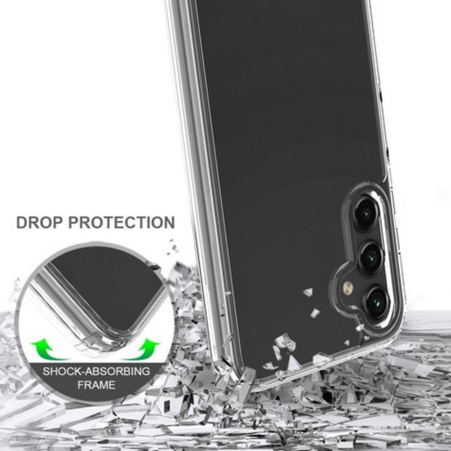 For OnePlus 15R / ACE 6 Crystal HD Clear Back Hybrid Case TPU Bumper Frame Slim Shockproof Hard Defender Case Cover Clear