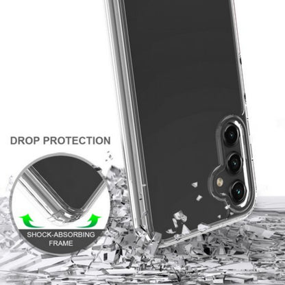 For OnePlus 15R / ACE 6 Crystal HD Clear Back Hybrid Case TPU Bumper Frame Slim Shockproof Hard Defender Case Cover Clear