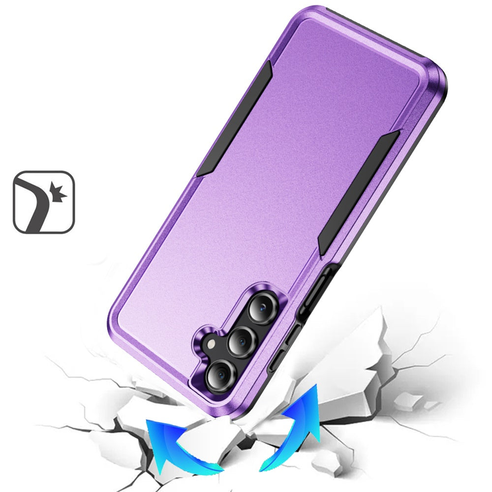 Phone Case for Samsung Galaxy A16 5G Tough Hybrid Shockproof Rugged Dual Layer Durable Impact Resistant Drop Protection Heavy Duty Bumper Cover Purple