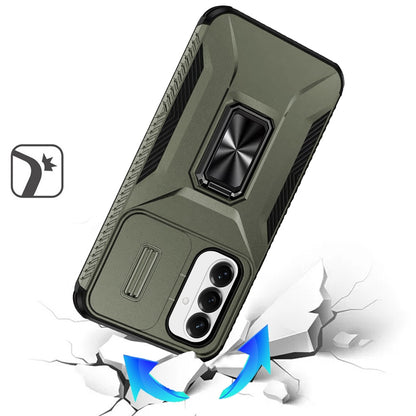 Phone Case for Samsung Galaxy S26 FE /Fan Edition Magnetic Ring Stand Camera Protection Shockproof Heavy Duty Kickstand Rugged Grip Anti Scratch Hybrid Cover
