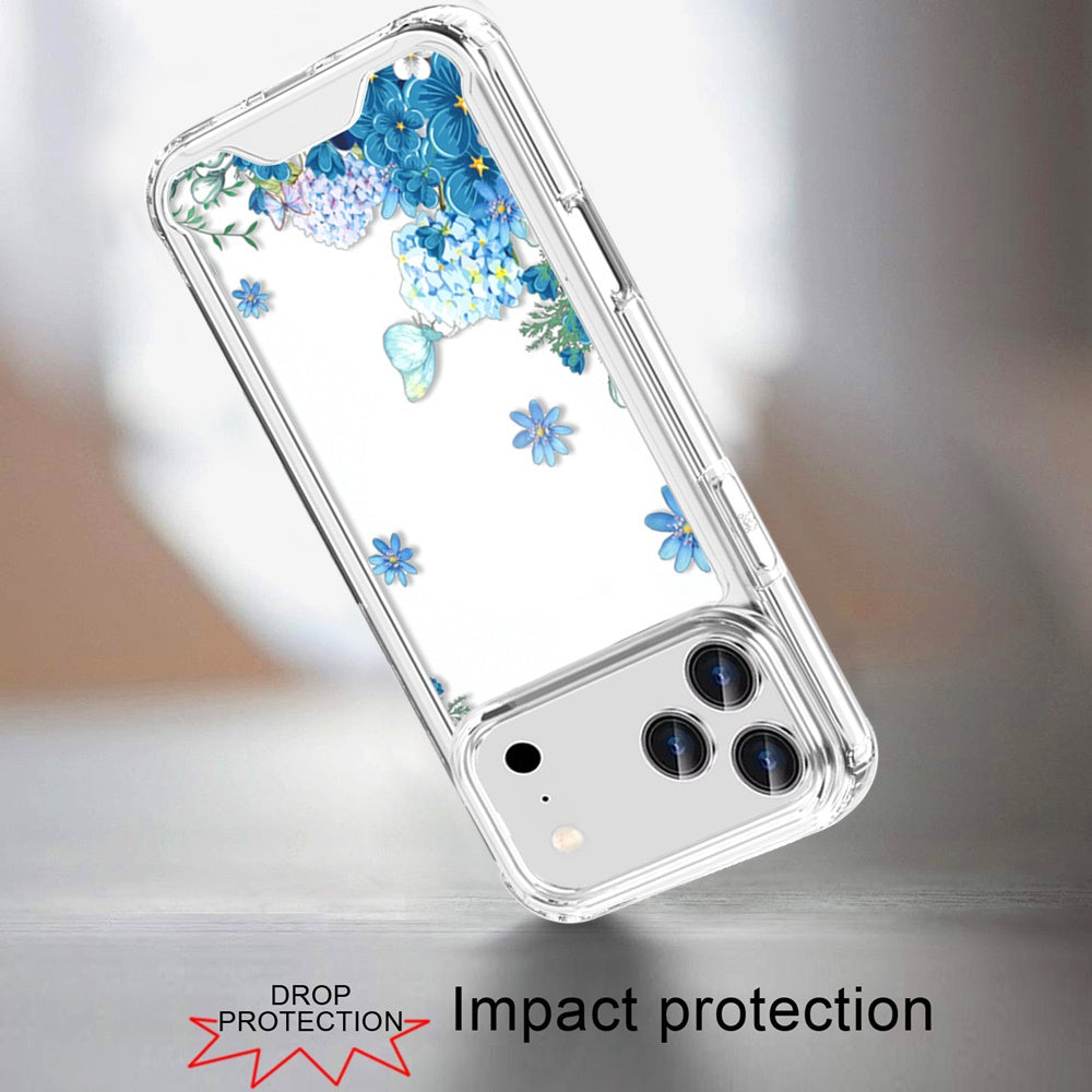 For Apple iPhone 17 Pro Max (6.9") Beautiful TPU Design, Slim Shockproof Soft Cover for Women and Girls, Stylish Protective Case Cover
