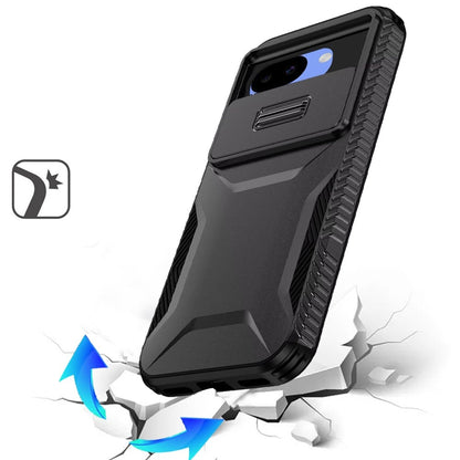 Phone Case for Google Pixel 10A Shockproof Hybrid Rugged Grip Camera Window Guard Window Protective Heavy Duty Slim Textured Design Cover