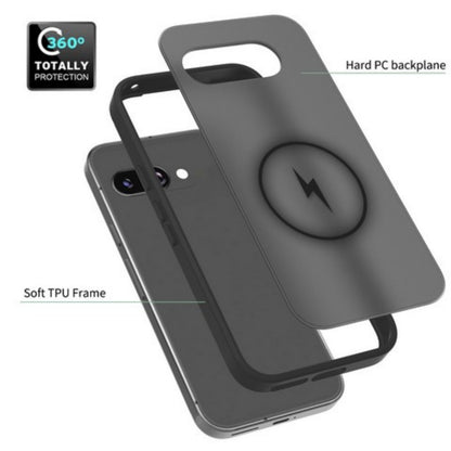 For OnePlus 15R / ACE 6 Frosted Translucent Case with MagSafe Compatible Slim, Shockproof Protective Matte TPU Military Grade Tough Case Cover Black