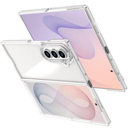 Phone Case for Samsung Galaxy Z Fold 8 Ultra Transparent Hybrid TPU Hard PC Shockproof Bumper Flexible Protective Shell Reinforced Edge Cover Clear
