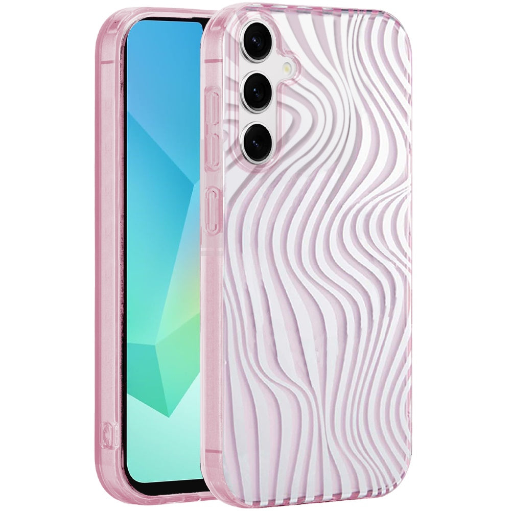 For Samsung Galaxy S21 FE Fan Edition Fashion Layer Design Slim IMD TPU Protective, Shockproof Hybrid Stylish Durable Hard PC Case Cover