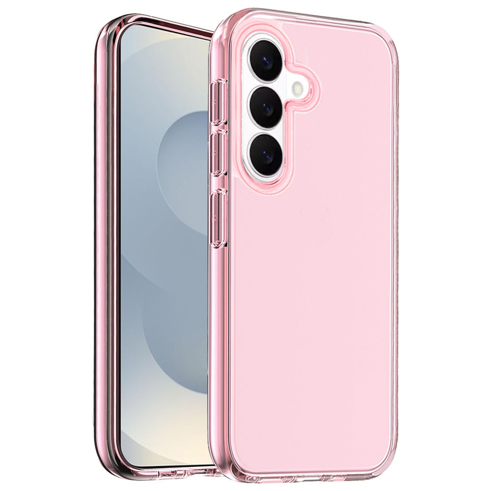For Samsung Galaxy S26+ / S26 Plus Transparent Shock Absorption PC + TPU Rubber Gel Thick 3mm Hybrid Silicone Slim Fit Back Case Cover