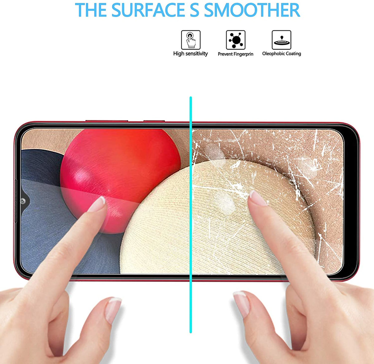 For Samsung Galaxy S25 /S24 Tempered Glass Screen Protector, HD Transparent, 9H, Bubble-Free, Case Friendly Protector Clear
