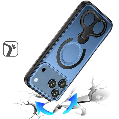 Phone Case for Apple iPhone 18 Pro Max Magnetic 2 Ring Stand Car Mount Friendly Shockproof Rugged Grip Armor Dual Ring Kickstand Heavy Duty Hybrid Cover