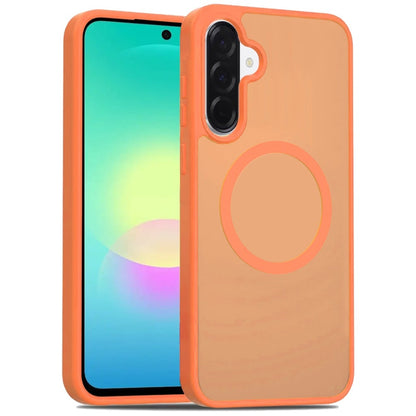 Phone Case for Samsung Galaxy A27 Magnetic Matte Hybrid Shockproof Smooth Grip Durable Camera Protection Anti-Slip Soft Touch TPU Armor Cover