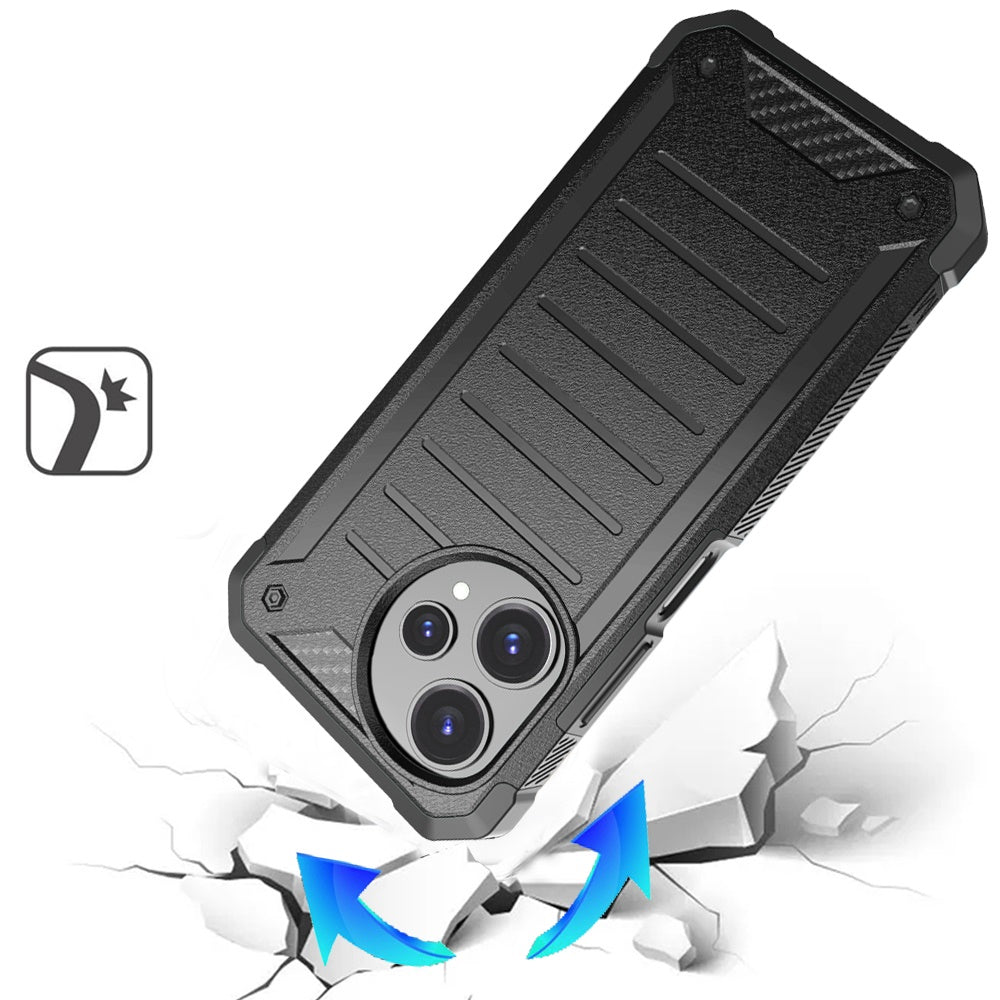 For Icon Plus 2026 Tough Lined Design Hybrid Shockproof Protective Rugged TPU Hard PC with Durable Grip Case Cover