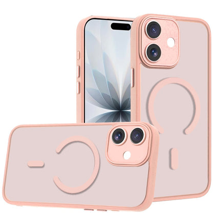 Phone Case for Apple iPhone 17 (6.3") Matte Frosted Magnetic Hybrid Hard PC Soft TPU Camera Protection Slim Shock Absorbing Anti Fingerprint Cover