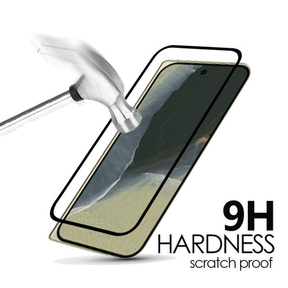 Screen Protector for Google Pixel 11 Pro Fold Premium Tempered Glass 9H Full Coverage HD Transparent Black Edged Shatter Bubble Free Resistant Durable Black