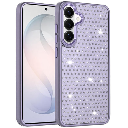 Phone Case for Samsung Galaxy S26 FE /Fan Edition Luxury Diamond Bling Sparkle Chrome Metallic Edge Shockproof Durable Protective Stylish Premium Hybrid Design Cover