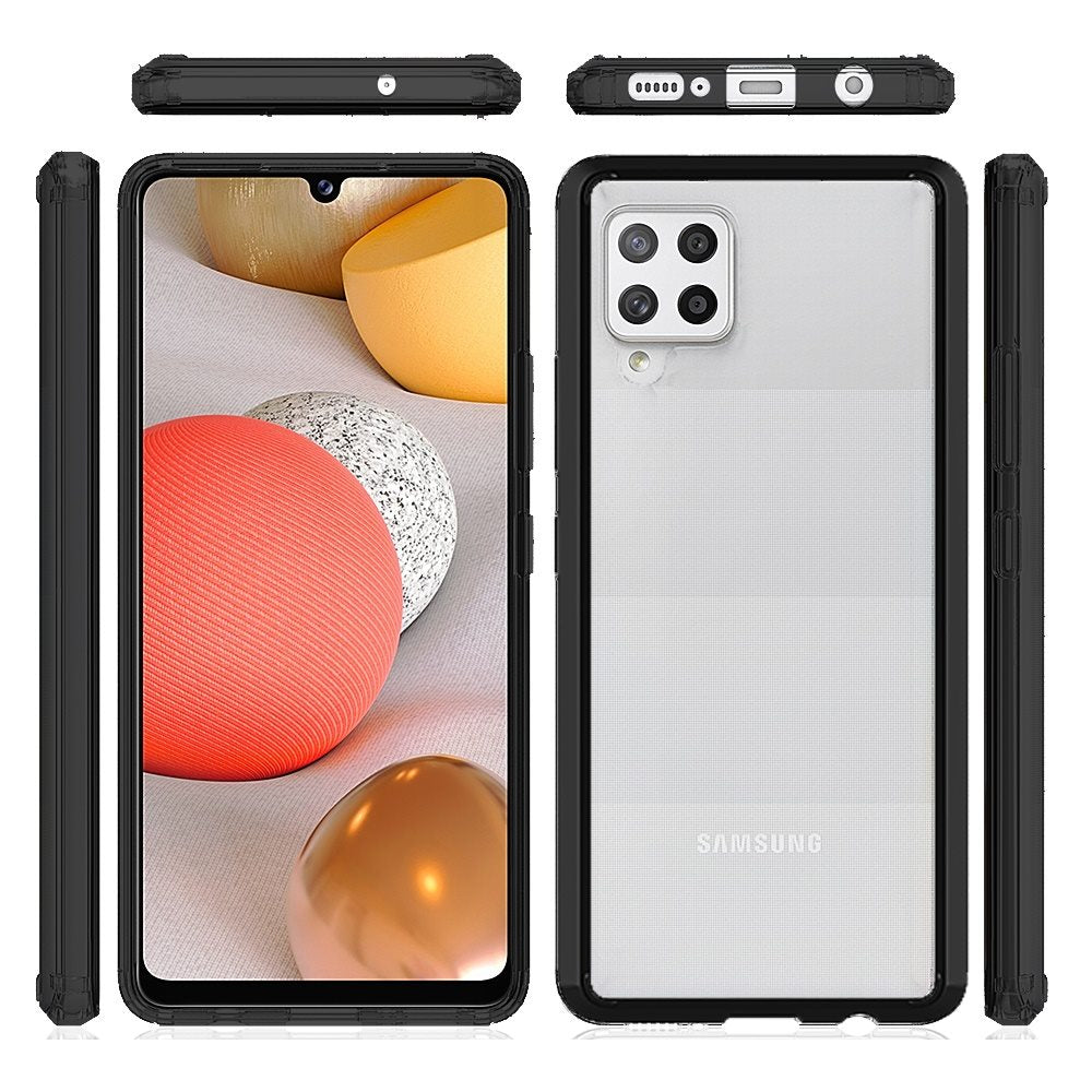 For Google Pixel 10 /Pixel 10 Pro Hybrid Slim Crystal Clear, Shock-Absorption Durable Bumper TPU + Hard PC Back, Transparent Design Case Cover Black