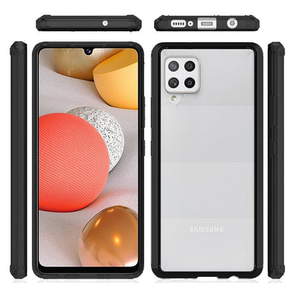 For Google Pixel 10 /Pixel 10 Pro Hybrid Slim Crystal Clear, Shock-Absorption Durable Bumper TPU + Hard PC Back, Transparent Design Case Cover Black