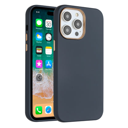 For Apple iPhone 17 Pro Hybrid Armor Shockproof, Durable Bumper Rubber Gummy Gel Slick Hard PC Silicone TPU Case Cover Blue