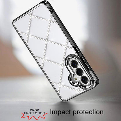 Phone Case for Samsung Galaxy S26 FE /S26 Fan Edition Gem Glitter Diamond Transparent Hard TPU Hybrid Shockproof Protective Colorful Durable Anti Scratch Grip Cover