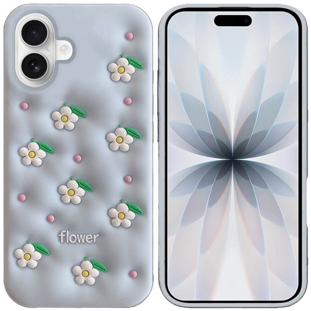 Phone Case for Apple iPhone 17 (6.3") Fashionable Silicone Textured Decorative Design Pattern Protective Rubber TPU Hybrid Protection Cover