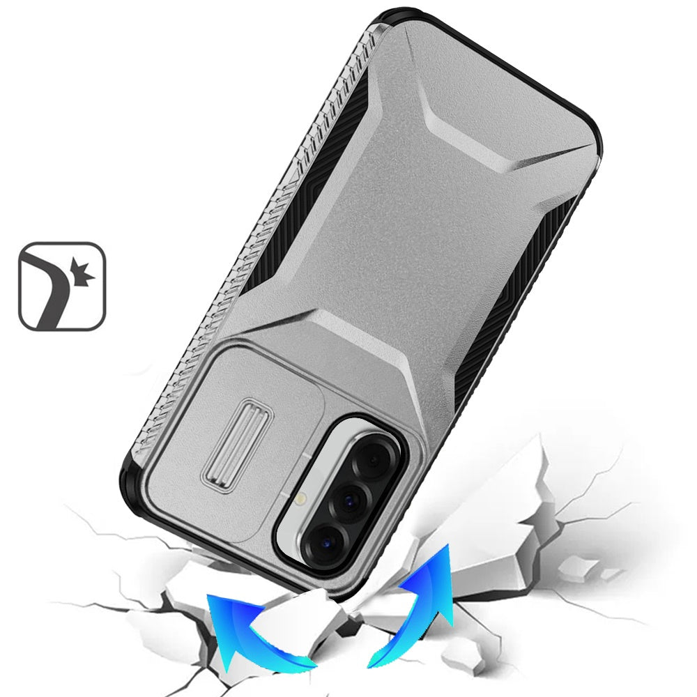 Phone Case for Samsung Galaxy A27 Shockproof Hybrid Rugged Grip Camera Window Guard Window Protective Heavy Duty Slim Textured Design Cover