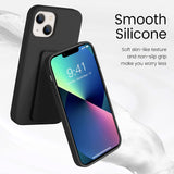 For Apple iPhone 15 (6.1") PU Leather Back Foldable Kickstand Hand Strap Stand Hybrid Heavy Duty Thin Slim Shockproof  Phone Case Cover