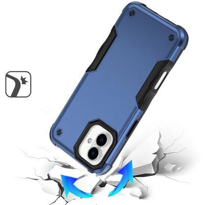 For Apple iPhone 17 (6.3") Slim Tough Shockproof Hybrid Heavy Duty 2in1 Dual Layer TPU Bumper Rugged Rubber Defend Armor Case Cover