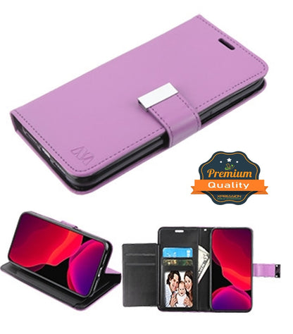 For Motorola Moto G Power 5G 2026 PU leather Wallet 6 Card Slots folio with Wrist Strap & Kickstand Pouch Flip Shockproof Case Cover Purple