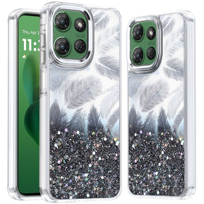 For Motorola Moto G Power 5G 2026 /2025 Fashion Epoxy Glitter Shimmer Design, Hybrid Shockproof TPU, Stylish Sparkle Slim TPU Protective Case Cover