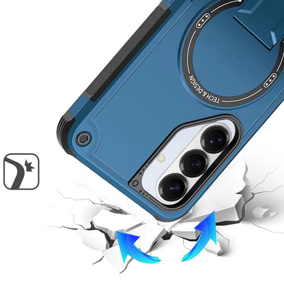 Phone Case for Samsung Galaxy S26 FE /S26 Fan Edition Magnetic Kickstand Rugged Shockproof Armor Grip Anti Slip Heavy Duty Protective Matte Stand Hybrid Cover