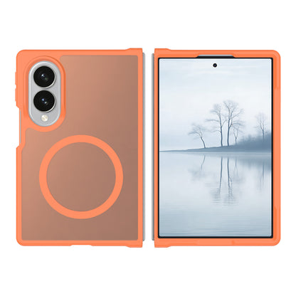 Phone Case for Samsung Galaxy Z Fold 8 Magnetic Matte Hybrid Shockproof Smooth Grip Durable Camera Protection Anti-Slip Soft Touch TPU Armor Cover
