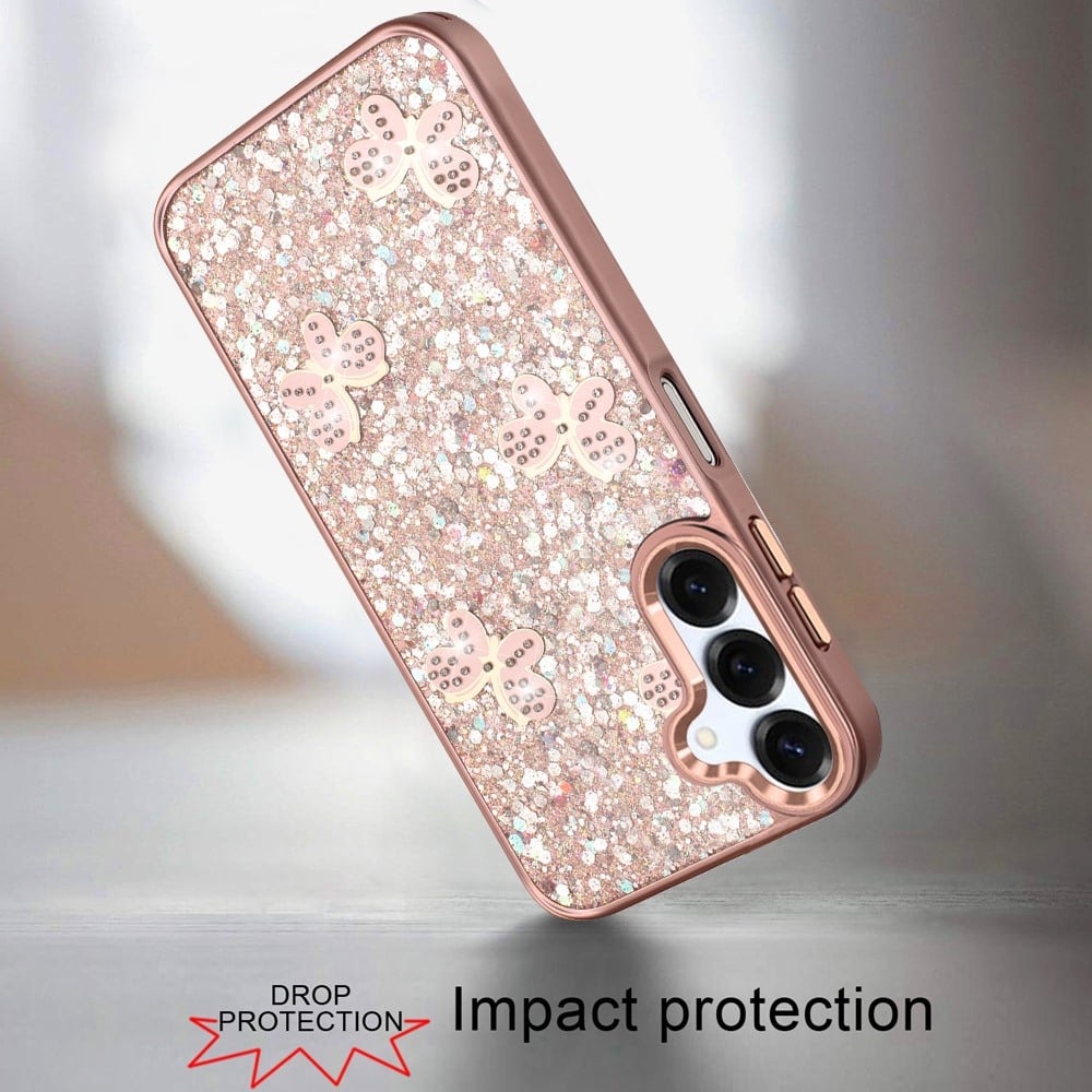 Cute Butterfly Diamond Glitter Metallic Hybrid Shockproof Shimmer Grip Stylish Protective Luxury Designer