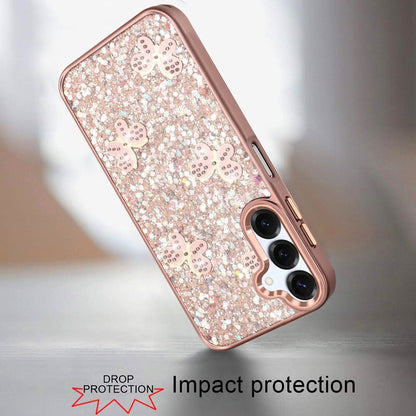Cute Butterfly Diamond Glitter Metallic Hybrid Shockproof Shimmer Grip Stylish Protective Luxury Designer