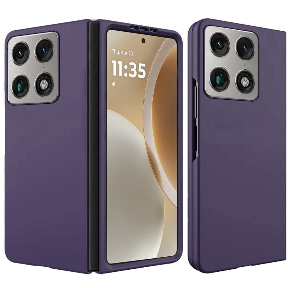 Phone Case for Motorola Razr Fold 2026 Snap On Hard Shell Matte Finish Slim Fit Rubber TPU Soft Lightweight Protective Cover Purple