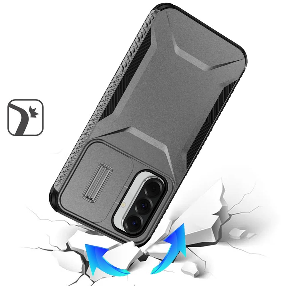 Phone Case for Samsung Galaxy A27 Shockproof Hybrid Rugged Grip Camera Window Guard Window Protective Heavy Duty Slim Textured Design Cover