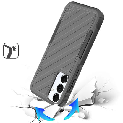 For Samsung Galaxy S25 Ultra Hybrid lined shockproof dual layer Rugged 2in1 Hard PC & Silicone TPU Non Slip Textured Tough Armor Case Cover