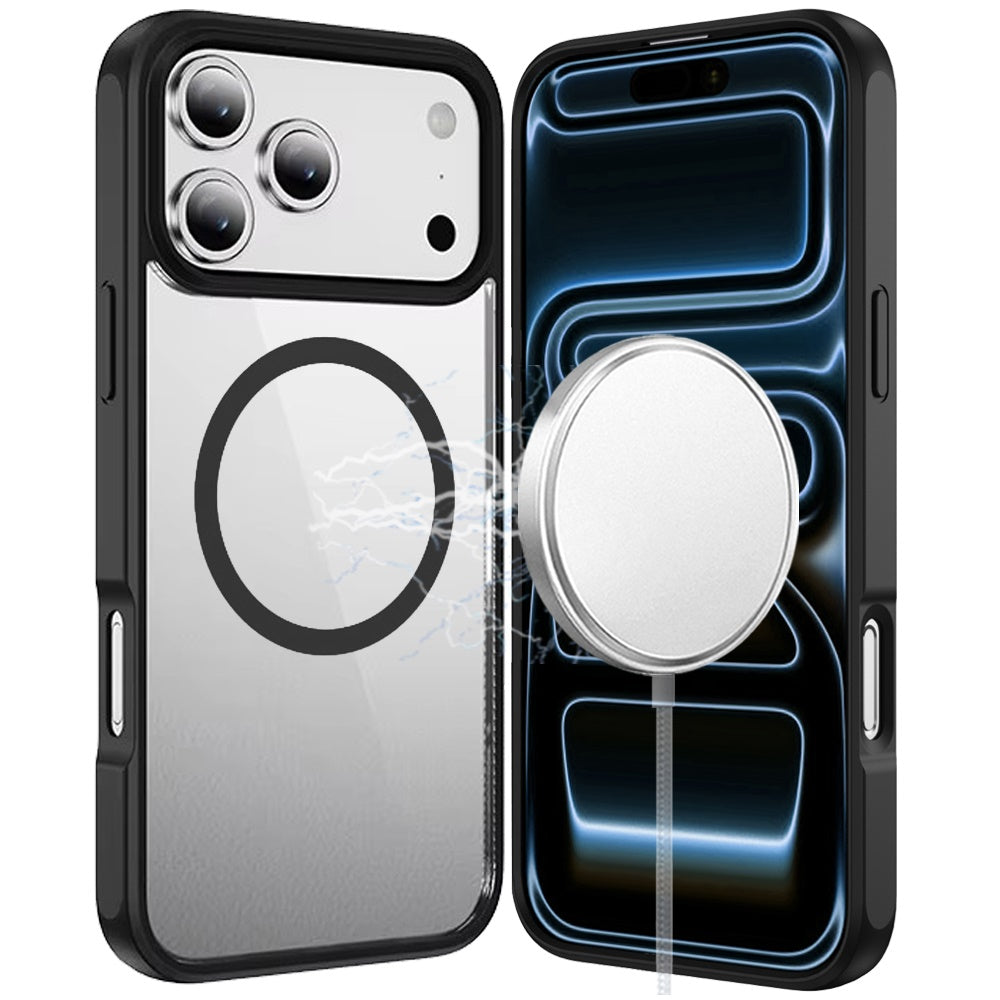 Phone Case for Apple iPhone 18 Pro Max Transparent Magnetic HQ Shockproof Hybrid 2.0mm Thick AntiSlip Grip Drop Protection Rugged Clear Durable Impact Cover