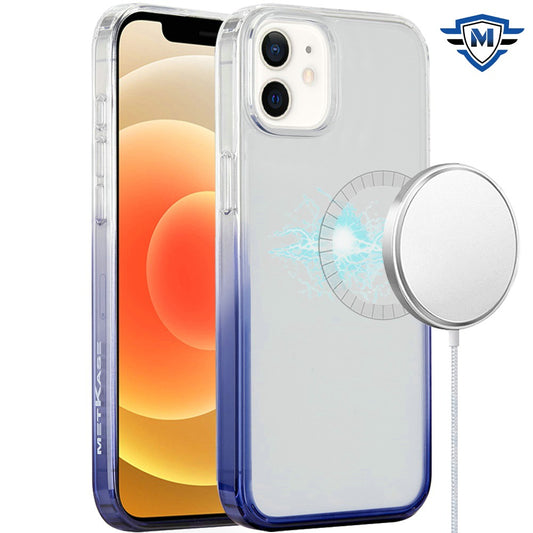 For Apple iPhone 16 Pro Max (6.9") Premium Gradiant Space Two Tone Hybrid TPU Magnetic [Compatible with Magsafe] Shockproof Case Cover