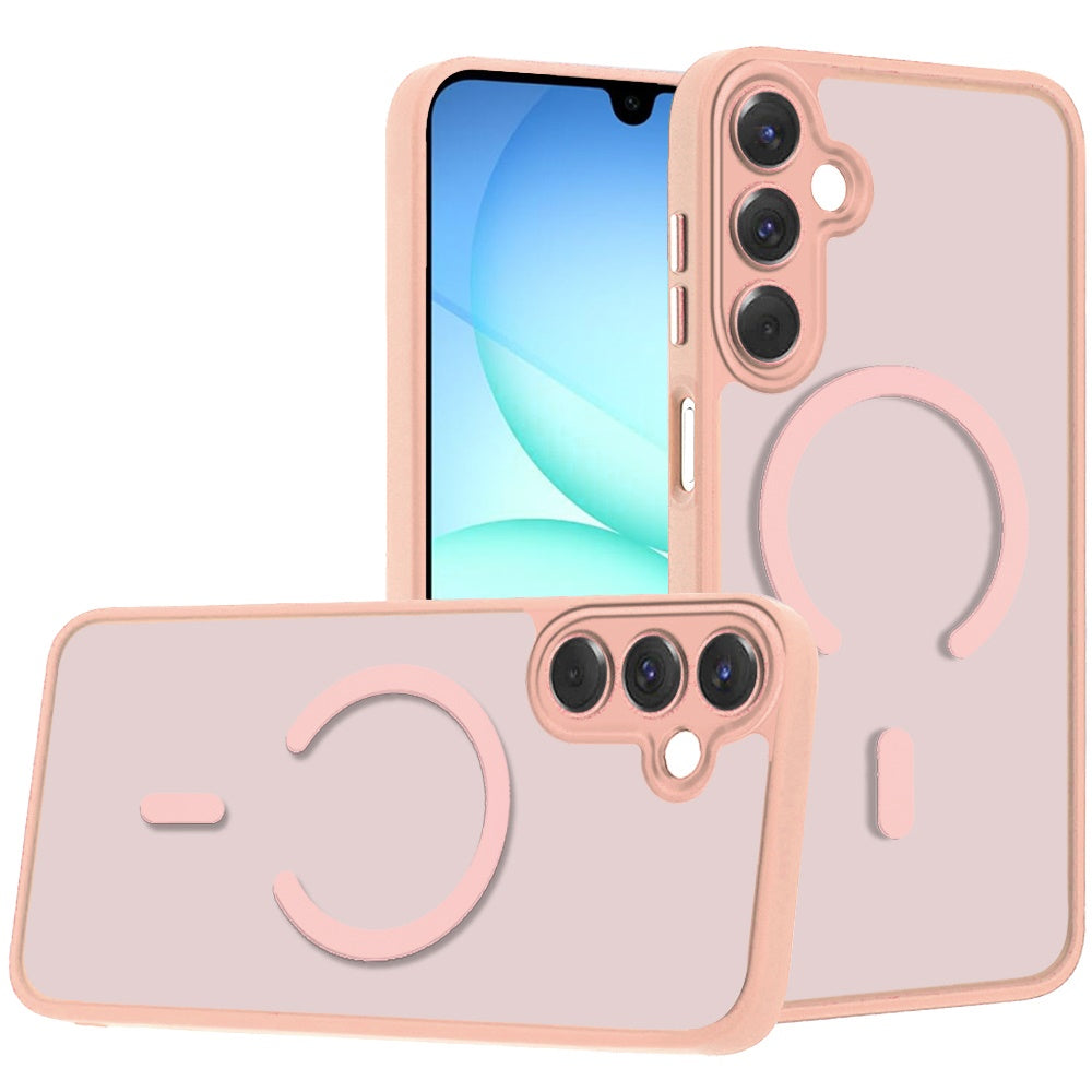 Matte Frosted Magnetic Back Hybrid Hard PC Soft TPU Camera Protection Slim Shock Absorbing Anti Fingerprint